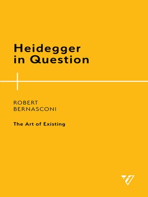 cover image of Heidegger in Question